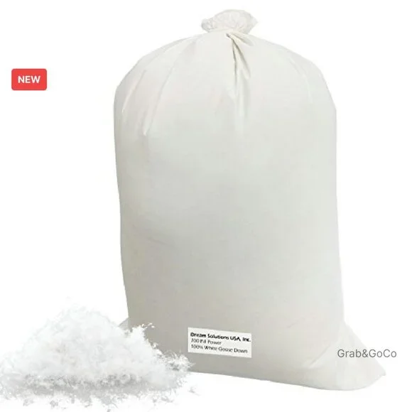 Premium Goose Down Filling Ultra-Plush 700 Fill Power DIY Craft Projects